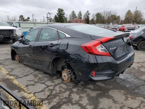 2019 Honda Civic Sport with VIN 2HGFC2F80KH567335, listed as a Copart auction lot 52852995 with 58,253 mi miles and Salvage Title. Bid and sale history available at DreamBid. Image 2.