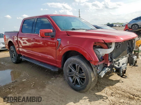 2022 Ford F-150 XL with VIN 1FTFW1E88NFA11166, listed as a Copart auction lot 58990555 with 49,445 mi miles and Clean title. Bid and sale history available at DreamBid. Image 4.