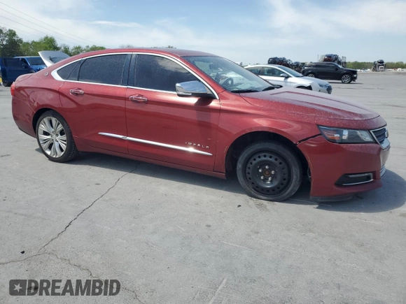 2015 Chevrolet Impala LTZ with VIN 2G1165S37F9234179, listed as a Copart auction lot 53099535 with 176,801 mi miles and Salvage Title. Bid and sale history available at DreamBid. Image 4.