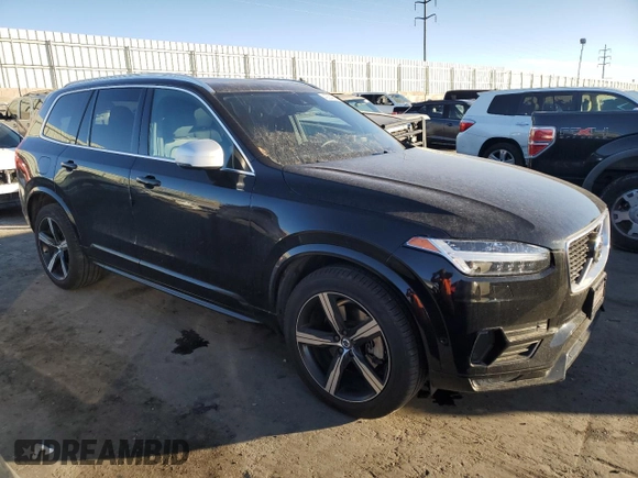 2019 Volvo XC90 R-Design with VIN YV4A22PM7K1452511, listed as a Copart auction lot 42834875 with 44,193 mi miles and Salvage Title. Bid and sale history available at carsss.com. Image 4.