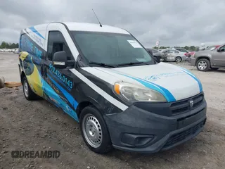 2016 Ram ProMaster City Cargo Tradesman z VIN ZFBERFAT4G6C69767, wystawiony jako IAAI lot #41954711 z przebiegiem 156 015 mil mil oraz . Historia ofert i sprzedaży dostępna na DreamBid. Obrazek 1.