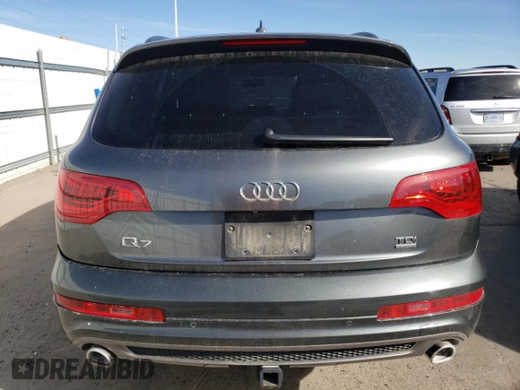 2015 Audi Q7 3.0L TDI Prestige with VIN WA1WMAFE8FD022699, listed as a Copart auction lot 76682914 with 133,789 mi miles and Salvage Title. Bid and sale history available at carsss.com. Image 6.