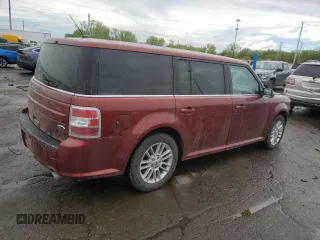 2014 Ford Flex SEL z VIN 2FMGK5C86EBD31786, wystawiony jako Copart lot #56174475 z przebiegiem 140 319 mil mil oraz Czysty tytuł • Clean title. Historia ofert i sprzedaży dostępna na DreamBid. Obrazek 3.