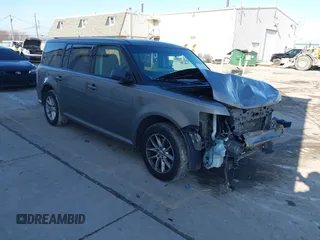 2014 Ford Flex SE with VIN 2FMGK5B85EBD25852, listed as a IAAI auction lot 41132956 with 134,148 mi miles. Bid and sale history available at carsss.com. Image 1.