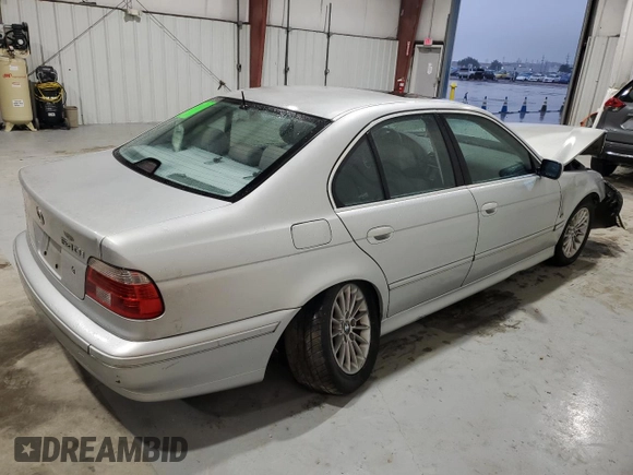 2003 BMW 5 Series 540iA with VIN WBADN63463GN88676, listed as a Copart auction lot 71053844 with 150,014 mi miles and Clean Title. Bid and sale history available at carsss.com. Image 3.