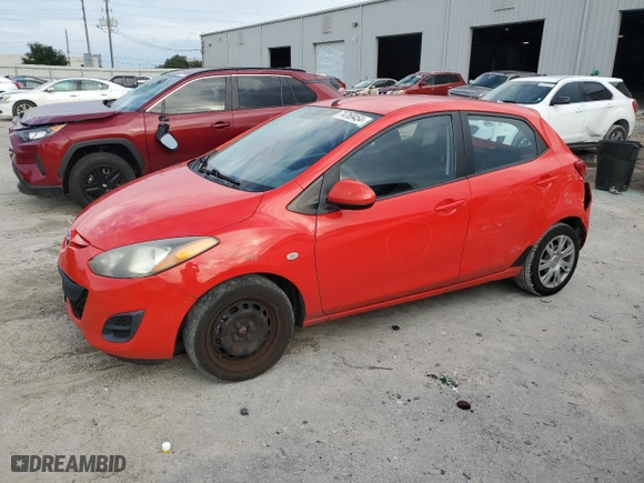 2013 Mazda Mazda2 Sport with VIN JM1DE1KZ9D0170156, listed as a Copart auction lot 74769454 with 187,761 mi miles and Salvage Title. Bid and sale history available at carsss.com. Image 1.