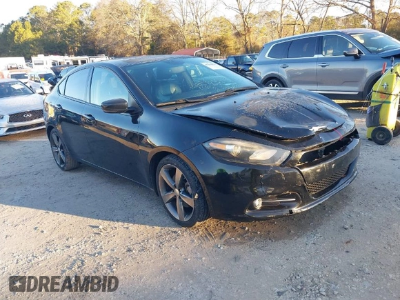 2015 Dodge Dart GT with VIN 1C3CDFEB5FD159777, listed as a IAAI auction lot 41262012 with 136,256 mi miles. Bid and sale history available at carsss.com. Image 1.