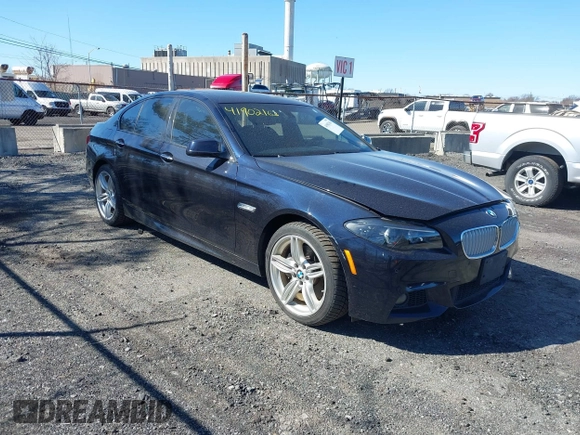 2013 BMW 5 Series 550i xDrive with VIN WBAFU9C52DDY70807, listed as a IAAI auction lot 41902163 with 92,021 mi miles and . Bid and sale history available at carsss.com. Image 1.