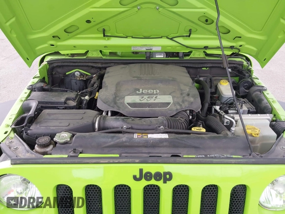 2013 Jeep Wrangler Sport with VIN 1C4AJWAG8DL507944, listed as a IAAI auction lot 42143144 with 70,085 mi miles and . Bid and sale history available at carsss.com. Image 10.