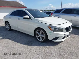 2016 Mercedes-Benz CLA with VIN WDDSJ4GB6GN327087, listed as a IAAI auction lot 41502068 with 121,874 mi miles. Bid and sale history available at carsss.com. Image 1.