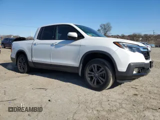 2020 Honda Ridgeline Sport with VIN 5FPYK3F12LB022710, listed as a Copart auction lot 50885175 with 52,412 mi miles and Salvage title. Bid and sale history available at DreamBid. Image 4.