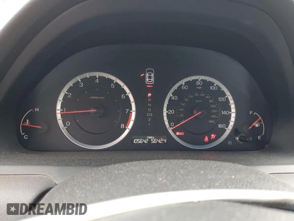 2010 Honda Accord EX with VIN 1HGCP2F70AA044117, listed as a Copart auction lot 62637105 with 105,642 mi miles and Salvage title. Bid and sale history available at DreamBid. Image 9.