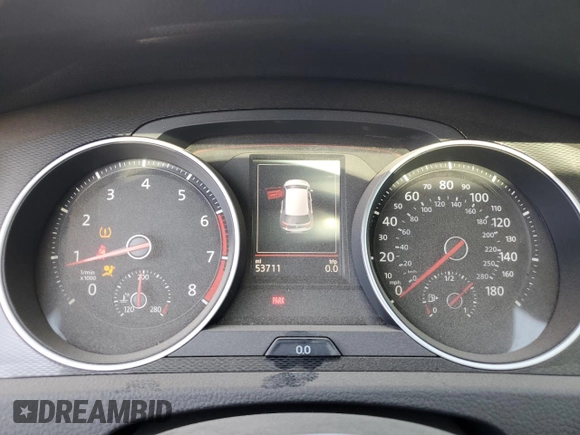2017 Volkswagen Golf GTI Autobahn with VIN 3VW547AU6HM035846, listed as a Copart auction lot 66431024 with 53,711 mi miles and Salvage Title. Bid and sale history available at carsss.com. Image 9.