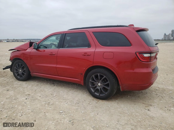 2017 Dodge Durango R/T with VIN 1C4SDHCT4HC906695, listed as a Copart auction lot 42780645 with 72,598 mi miles and Salvage Title. Bid and sale history available at carsss.com. Image 2.