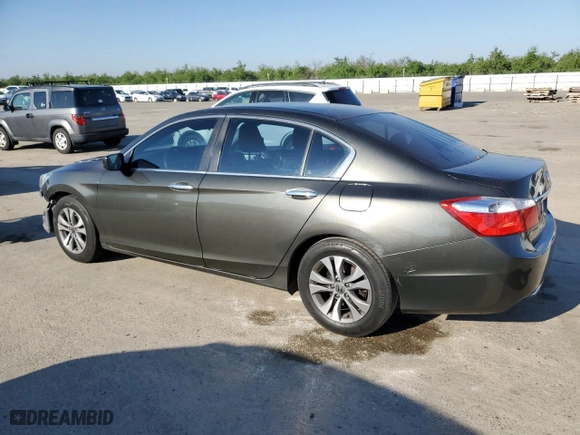 2015 Honda Accord Sedan LX with VIN 1HGCR2F30FA110485, listed as a Copart auction lot 50551245 with 104,535 mi miles and Salvage Title. Bid and sale history available at carsss.com. Image 2.