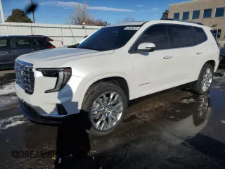 2024 GMC Acadia AWD Denali z VIN 1GKENRKS1RJ166856, wystawiony jako Copart lot #87864625 z przebiegiem 6693 mil mil oraz Szkoda całkowita • Salvage title. Historia ofert i sprzedaży dostępna na DreamBid. Obrazek 1.