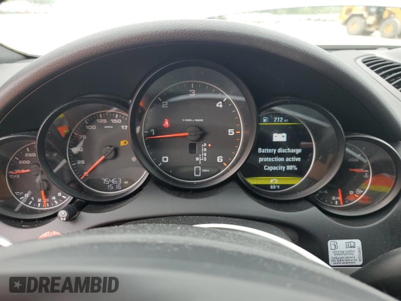 2014 Porsche Cayenne Diesel with VIN WP1AF2A23ELA38194, listed as a Copart auction lot 58563785 with 75,463 mi miles and Salvage title. Bid and sale history available at DreamBid. Image 9.