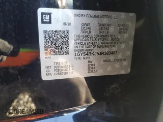 2018 Cadillac Escalade Luxury z VIN 1GYS4BKJ5JR383407, wystawiony jako Copart lot #46057505 z przebiegiem 97 057 mil mil oraz Szkoda całkowita • Salvage title. Historia ofert i sprzedaży dostępna na DreamBid. Obrazek 13.