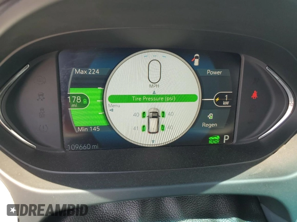 2017 Chevrolet Bolt EV Premier with VIN 1G1FX6S09H4145184, listed as a Copart auction lot 62604275 with 109,660 mi miles and Clean title. Bid and sale history available at DreamBid. Image 9.