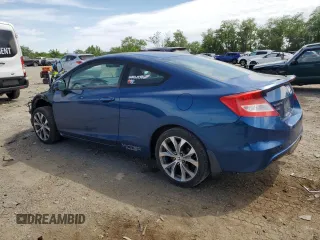 2012 Honda Civic Si with VIN 2HGFG4A55CH704879, listed as a Copart auction lot 57662095 with 116,443 mi miles and Salvage title. Bid and sale history available at DreamBid. Image 2.
