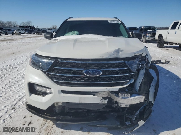 2021 Ford Explorer XLT with VIN 1FMSK8DH1MGB02093, listed as a Copart auction lot 46286405 with 64,915 mi miles and Salvage Title. Bid and sale history available at carsss.com. Image 5.