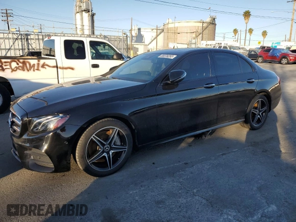 2018 Mercedes-Benz E-Class E 300 with VIN WDDZF4JB2JA351135, listed as a Copart auction lot 38379253 with 45,966 mi miles. Bid and sale history available at carsss.com. Image 1.