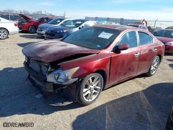 2009 Nissan Maxima 3.5 SV w/Sport Pkg with VIN 1N4AA51E89C853594, listed as a IAAI auction lot 41324993 with 1 mi miles. Bid and sale history available at carsss.com. Image 2.