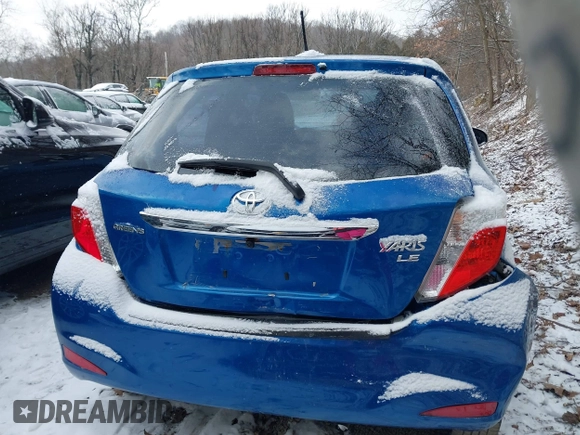 2014 Toyota Yaris L with VIN JTDKTUD34ED581773, listed as a IAAI auction lot 41620586 with 239,100 mi miles. Bid and sale history available at carsss.com. Image 16.