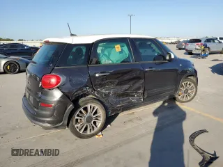 2020 FIAT 500L Trekking with VIN ZFBNFADH4LZ042720, listed as a Copart auction lot 74087074 with 22,381 mi miles and Salvage Title. Bid and sale history available at carsss.com. Image 3.