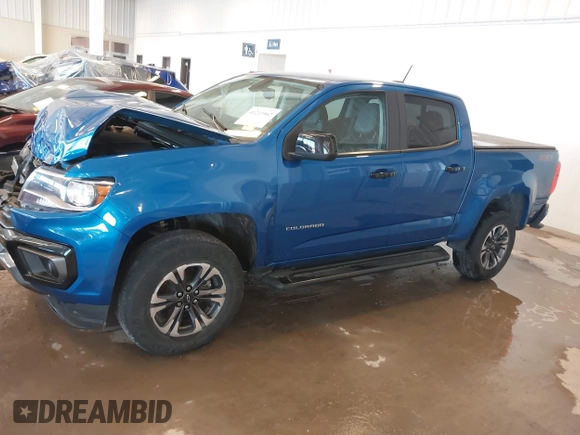 2021 Chevrolet Colorado 4WD Z71 with VIN 1GCGTDEN7M1141049, listed as a IAAI auction lot 41223962 with 62,114 mi miles and . Bid and sale history available at DreamBid. Image 14.