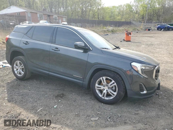 2018 GMC Terrain SLE with VIN 3GKALMEV9JL179204, listed as a Copart auction lot 52967215 with 177,963 mi miles and Salvage Title. Bid and sale history available at carsss.com. Image 4.
