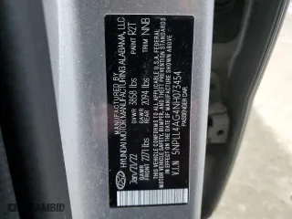 2022 Hyundai Elantra SE with VIN 5NPLL4AG4NH073454, listed as a Copart auction lot 47546895 with 49,036 mi miles and Salvage Title. Bid and sale history available at carsss.com. Image 12.
