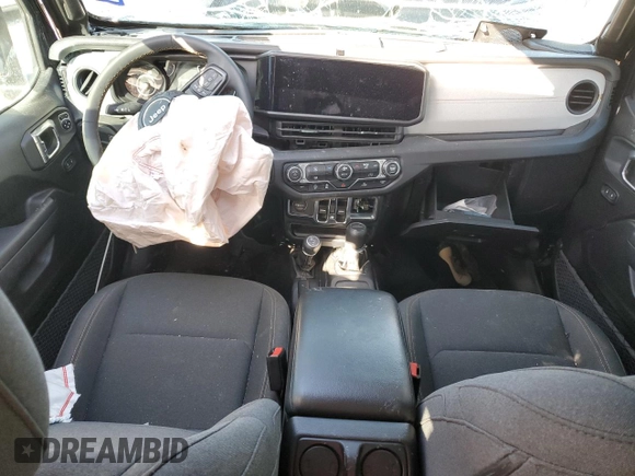 2024 Jeep Gladiator Sport S z VIN 1C6HJTAG4RL103597, wystawiony jako Copart lot #52364275 z przebiegiem 12 128 mil mil oraz Nie do naprawy • Non repairable. Historia ofert i sprzedaży dostępna na DreamBid. Obrazek 8.
