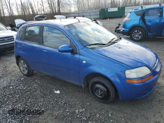 2006 Chevrolet Aveo LT with VIN KL1TG66696B590159, listed as a Copart auction lot 45718405 with 77,786 mi miles and Salvage title. Bid and sale history available at DreamBid. Image 4.