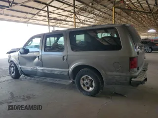 2003 Ford Excursion Limited с VIN 1FMNU42S23ED13778, выставлен на аукционе Copart как лот 52371665 с пробегом 275 336 миль миль и Списание • Salvage title. История ставок и продаж доступна на DreamBid. Изображение 2.