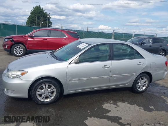 2005 Toyota Camry LE with VIN 4T1BF30K35U608097, listed as a IAAI auction lot 41908838 with 75,601 mi miles and . Bid and sale history available at DreamBid. Image 14.