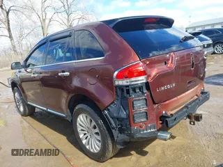 2012 Lincoln MKX with VIN 2LMDJ6JK6CBL03739, listed as a IAAI auction lot 41729616 with 117,066 mi miles. Bid and sale history available at carsss.com. Image 3.
