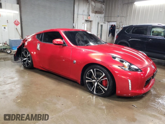 2019 Nissan 370Z Sport Touring with VIN JN1AZ4EH5KM422649, listed as a Copart auction lot 48362095 with 74,172 mi miles and Salvage Title. Bid and sale history available at DreamBid. Image 4.