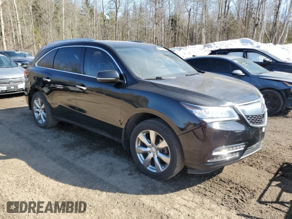 2014 Acura MDX Advance with VIN 5FRYD4H84EB501148, listed as a Copart auction lot 49965235 with 305,103 mi miles and Clean Title. Bid and sale history available at DreamBid. Image 4.