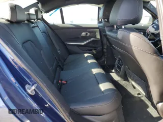 2023 BMW 3 Series 330i with VIN 3MW69FF08P8D62326, listed as a Copart auction lot 45002075 with 15,058 mi miles and Salvage Title. Bid and sale history available at carsss.com. Image 10.