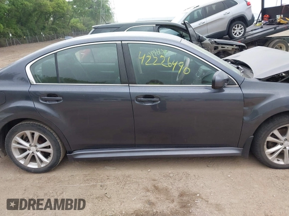 2014 Subaru Legacy Premium with VIN 4S3BMCC60E3007826, listed as a IAAI auction lot 42226490 with 169,445 mi miles and . Bid and sale history available at DreamBid. Image 13.