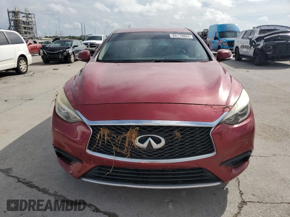 2018 Infiniti QX30 ESSENTIAL with VIN SJKCH5CP1JA050717, listed as a Copart auction lot 64178064 with 0 mi miles and Salvage Title. Bid and sale history available at carsss.com. Image 5.