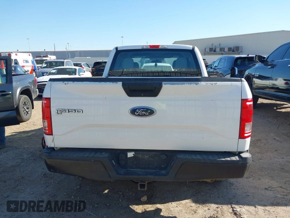 2017 Ford F-150 XL with VIN 1FTEX1C87HKD53036, listed as a IAAI auction lot 41815952 with 153,813 mi miles. Bid and sale history available at carsss.com. Image 16.