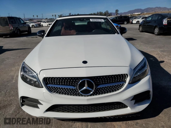 2020 Mercedes-Benz C 300 with VIN WDDWK8DB3LF959785, listed as a Copart auction lot 88890315 with 36,971 mi miles and Salvage Title. Bid and sale history available at DreamBid. Image 5.