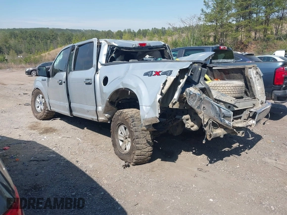 2018 Ford F-150 XL with VIN 1FTEW1E55JFC16536, listed as a IAAI auction lot 41895402 with 188,237 mi miles. Bid and sale history available at carsss.com. Image 3.