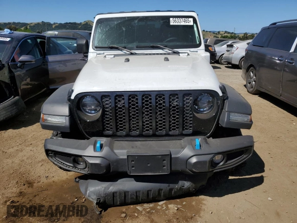 2023 Jeep Wrangler с VIN 1C4JJXN65PW651137, выставлен на аукционе Copart как лот 56337465 с пробегом 22 349 миль миль и Списание • Salvage title. История ставок и продаж доступна на DreamBid. Изображение 5.