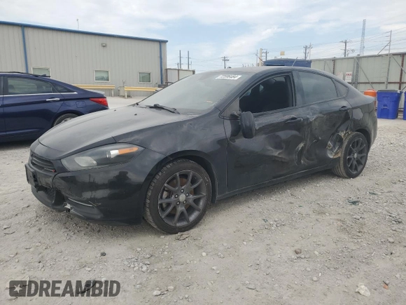 2016 Dodge Dart SE with VIN 1C3CDFAA3GD712361, listed as a Copart auction lot 72596484 with 88,081 mi miles and Salvage Title. Bid and sale history available at carsss.com. Image 1.