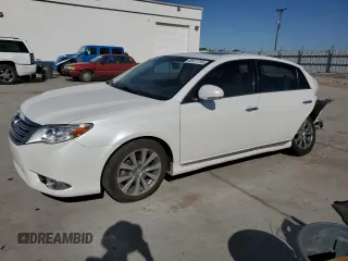 2011 Toyota Avalon with VIN 4T1BK3DB7BU375911, listed as a Copart auction lot 58977755 with 105,931 mi miles and Salvage title. Bid and sale history available at DreamBid. Image 1.