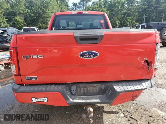 2015 Ford F-150 XL with VIN 1FTEX1CP5FKE13304, listed as a Copart auction lot 64386185 with 222,595 mi miles and Salvage title. Bid and sale history available at DreamBid. Image 6.