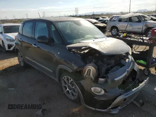 2014 FIAT 500L Trekking with VIN ZFBCFADH1EZ008163, listed as a Copart auction lot 75688044 with 55,925 mi miles and Salvage Title. Bid and sale history available at carsss.com. Image 4.